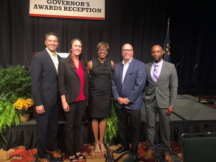 DFC employees attending the Indiana Black Expo Governor's Awards Reception