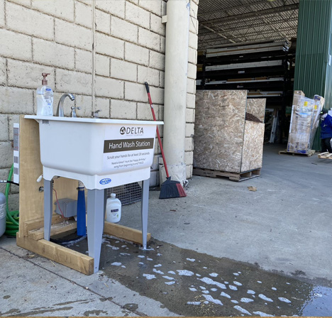 handwash station