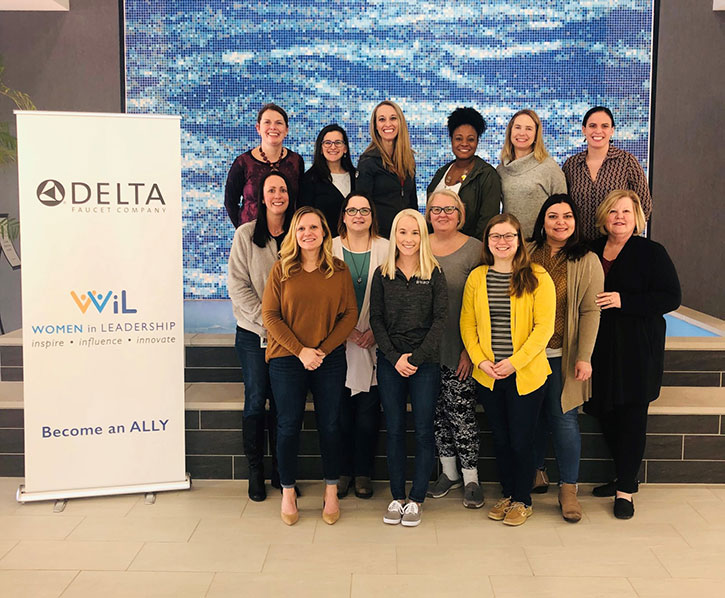 Group shot of women that started Women in Leadership